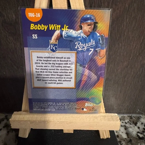 Bobby Witt Jr Topps Insert Card Lot – Titans of the Game, All Topps - Picture 6 of 6